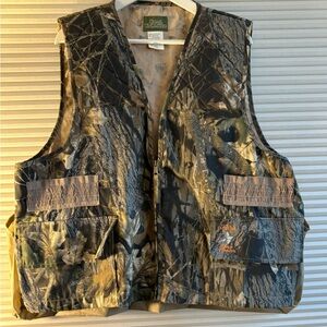 Quail Unlimited Dove Hunters Hunting Vest Mens Size XL Realtree Hardwood